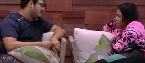 Victor Hugo desabafa com Flayslane. (Reprodu&ccedil;&atilde;o/TV Globo)