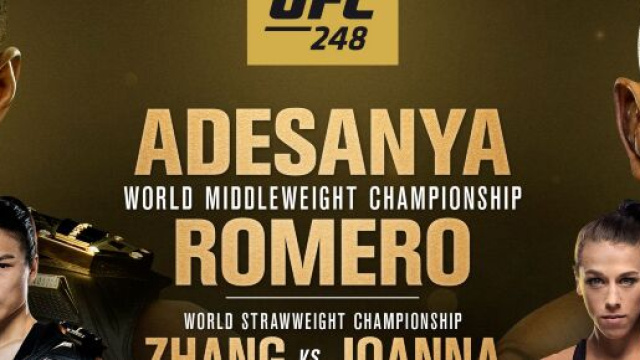 UFC 248; Adesanya vs Romero, domenica 8 marzo in onda su DAZN.