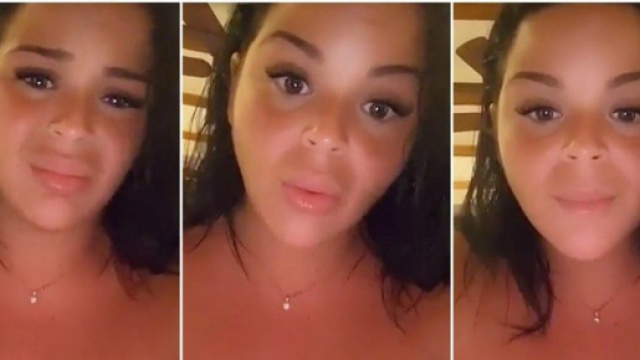 Une vid&eacute;o intime de Sarah Fraisou en train de se faire percer les t&eacute;tons fuite. Elle r&eacute;agit et en profite pour tacler In&egrave;s. &reg;Snapchat