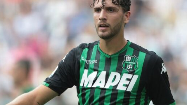 Manuel Locatelli, centrocampista del Sassuolo.