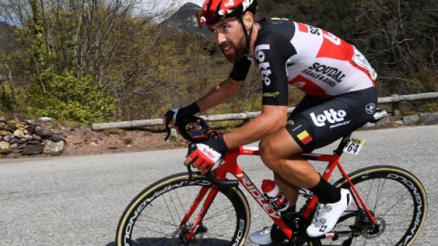 Thomas De Gendt, ciclista della Lotto Soudal.