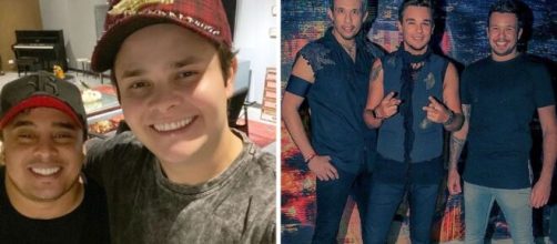 As celebridades est&atilde;o fazendo lives para animar a quarentena dos brasileiros e arrecadar doa&ccedil;&otilde;es. (Fotomontagem)