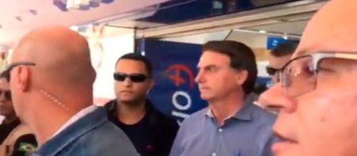 Bolsonaro brinca: &ldquo;Fui fazer teste de gravidez&rdquo;. (Reprodu&ccedil;&atilde;o/redes sociais)