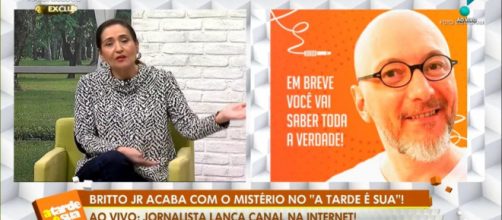 Britto J&uacute;nior falou ao vivo na RedeTV! (Foto/Reprodu&ccedil;&atilde;o)