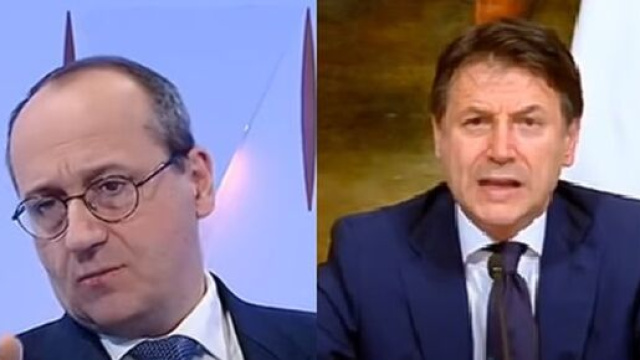 Alberto Bagnai e Giuseppe Conte.