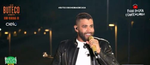 Cantor sertanejo Gusttavo Lima faz nova live. (Reprodu&ccedil;&atilde;o/Youtube/gusttavolimaoficial)