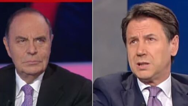 Bruno Vespa parla di nubi sulla ripartenza.