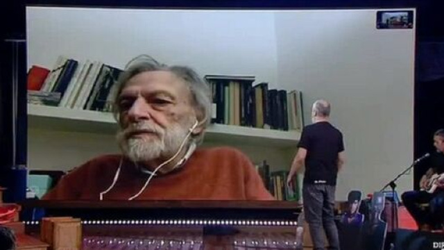 Gino Strada ospite in video conferenza a Propaganda Live.