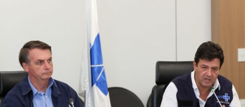 Bolsonaro e Mandetta, rela&ccedil;&atilde;o conturbada. (Arquivo Blasting News)