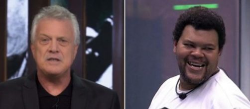 Pedro Bial afirmou que Babu seria o 'primeiro campe&atilde;o negro'. (Reprodu&ccedil;&atilde;o/TV Globo)