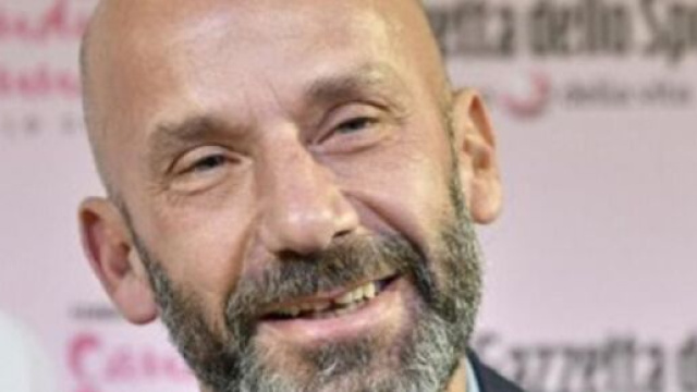 Gianluca Vialli, ex punta della Juventus.