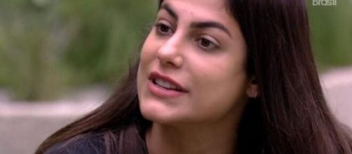 Mari desabafa com Rafa ap&oacute;s jogo da disc&oacute;rdia. (Reprodu&ccedil;&atilde;o/TV Globo)