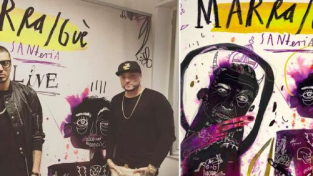 Marracash e Gu&eacute; Pequeno, autori di 'Santeria'
