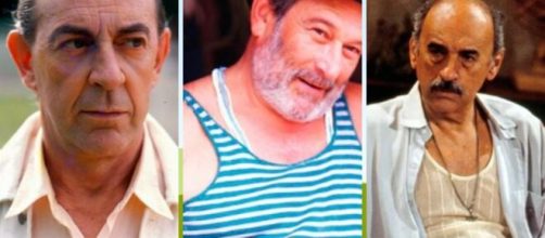 Atores que marcaram &eacute;poca em 'Mulheres de Areia'. (Fotomontagem)