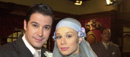 Murilo Ben&iacute;cio e Mariana Ximenes protagonizaram a novela 'Chocolate com Pimenta'. (Reprodu&ccedil;&atilde;o: TV Globo)