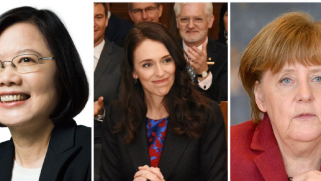 Coronavirus : Tsai Ing-Wen, Jacinda Ardern et Angela Merkel. Credit : Wind92/European People's Party/Governor-General of New Zealand