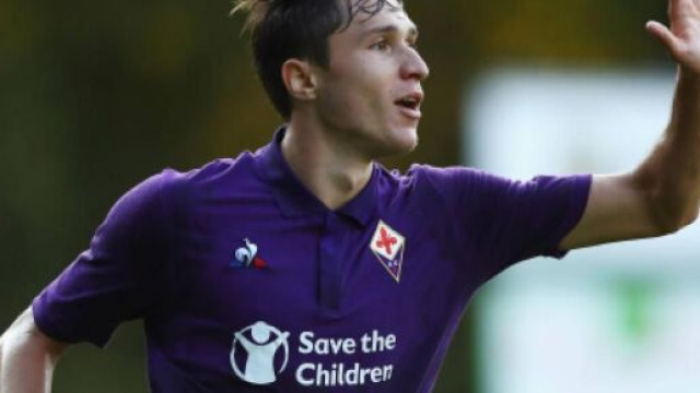 Federico Chiesa, centrocampista offensivo della Fiorentina.