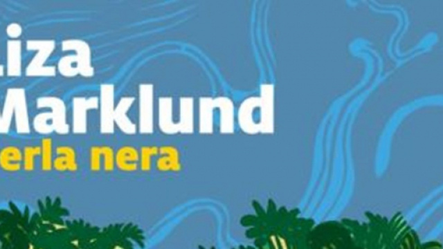 Liza Marklund e il suo libro 'Perla nera'.