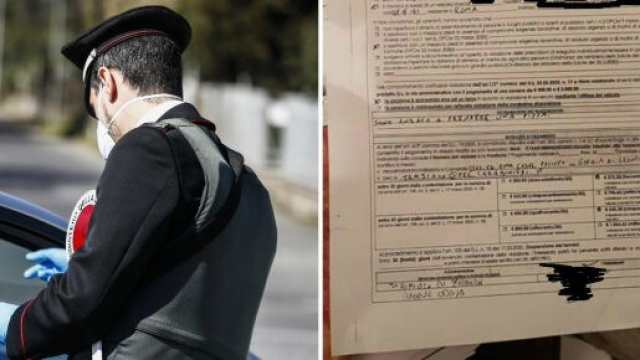 Roma, controlli coronavirus: va a prendere la pizza alla moglie incinta: multa di 533 euro.