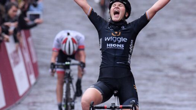 Elisa Longo Borghini, la vittoria alla Strade Bianche