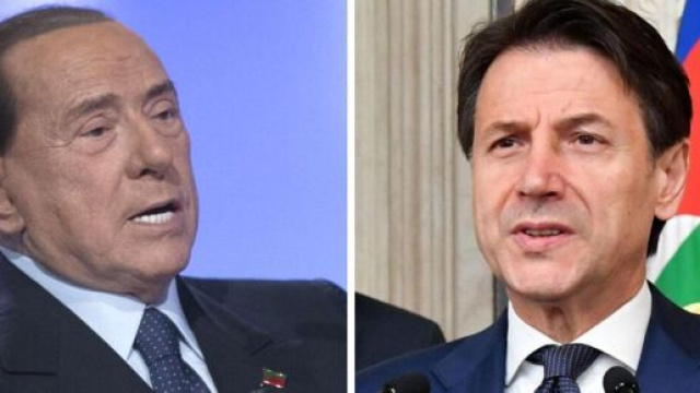 Silvio Berlusconi e Giuseppe Conte