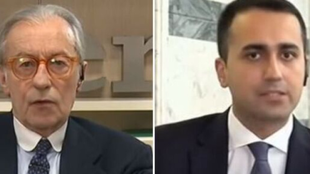 Vittorio Feltri e Luigi Di Maio.