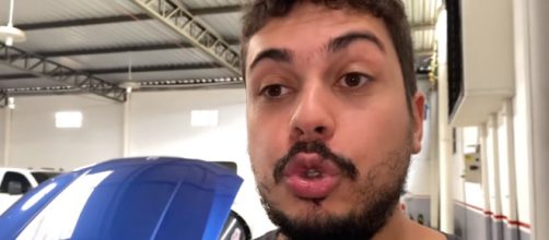 Youtube: Eduardo Razuk &eacute; preso pela Pol&iacute;cia Civil por recepta&ccedil;&atilde;o de carro paraguaio. (Reprodu&ccedil;&atilde;o/Youtube)