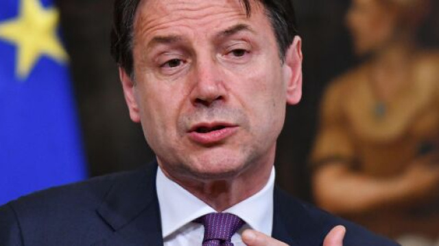 Il Presidente del Consiglio Giuseppe Conte.