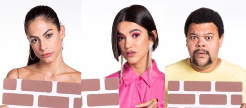 Babu Santana, Manu Gavassi e Mari Gonzalez est&atilde;o no 16&ordm; pared&atilde;o do 'Big Brother Brasil 20'. (Reprodu&ccedil;&atilde;o/TV Globo)