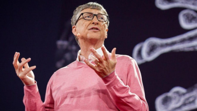 Bill Gates nel TedTalks del 2015 in cui ha parlato del rischio di future pandemie
