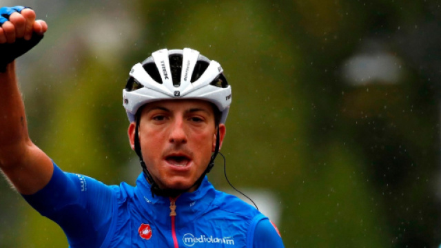 Giulio Ciccone ha superato pi&ugrave; di diecimila metri di dislivello sui rulli