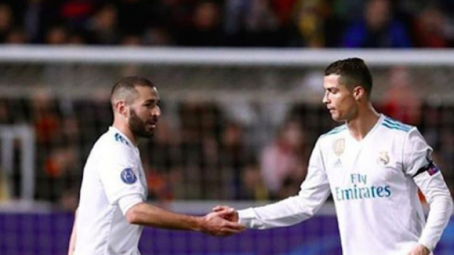 Karim Benzema dans le onze des meilleurs co&eacute;quipiers de Cristiano Ronaldo. Credit : Instagram/karimbenzema