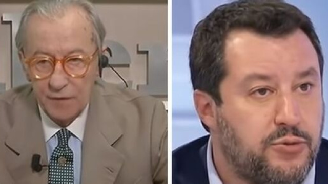 Vittorio Feltri e Matteo Salvini.