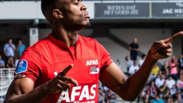 Myron Boadu, punta olandese dell'Az Alkmaar.