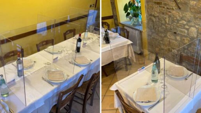 Ph. Pagina Fb - Nuova Neon Group 2 - La possibile strategia anti-covid 19 dei ristoranti con il distanziamento sociale