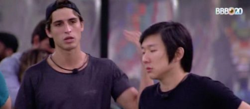 Felipe Prior parabeniza Pyong e revela: 'somos amigos'. (Reprodu&ccedil;&atilde;o/TV Globo)