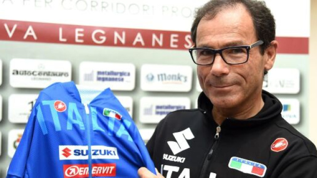 Davide Cassani, CT della Nazionale maschile di ciclismo.
