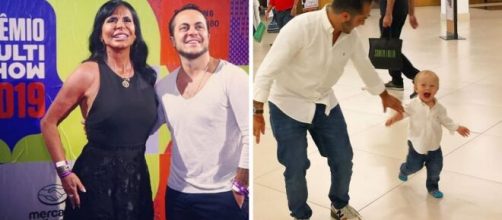 Tammy Miranda &eacute; filho da cantora Gretchen e pai de Bento. (Foto/Montagem Instagram)