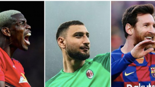 L'&eacute;poustouflant onze des stars en fin de contrat &agrave; l'&eacute;t&eacute; 2021. Credit : Instagram/leomessi/paulpogba/gigiodonna99