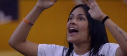 Flayslane &eacute; a nova l&iacute;der do 'BBB20'. (Reprodu&ccedil;&atilde;o/TV Globo)