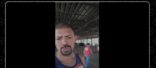 Na foto o homem que fez o v&iacute;deo compartilhado por Bolsonaro (Foto: Arquivo Blastingnews)