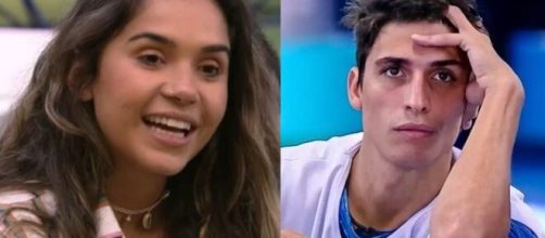 Prior aparentemente j&aacute; declarou torcida contra Gizelly. (Foto: Montagem/Globo).