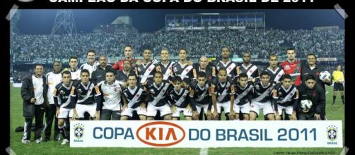 Jogadores campe&otilde;es da Copa do Brasil de 2011. (Arquivo Blasting News)