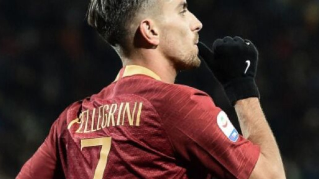 Lorenzo Pellegrini, centrocampista della Roma.