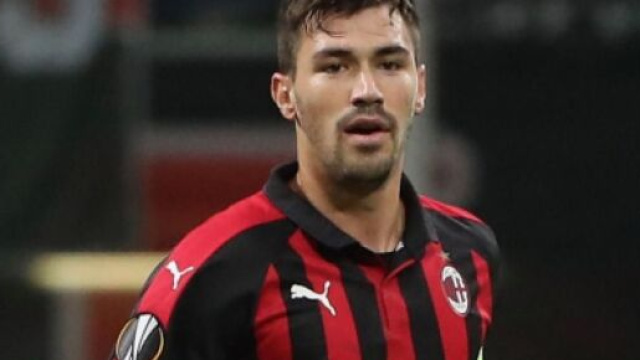 Alessio Romagnoli, difensore centrale del Milan.