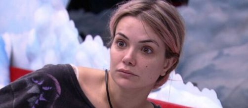 Marcela est&aacute; na berlinda e poder&aacute; ser a eliminada da semana. (Reprodu&ccedil;&atilde;o/ TV Globo).