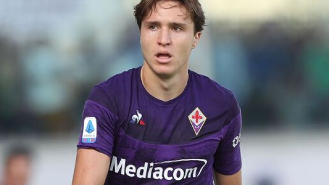 Federico Chiesa, attaccante della Fiorentina.