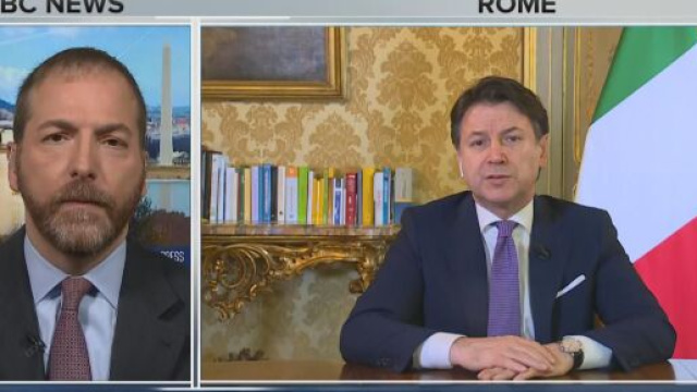 Giuseppe Conte in un'intervista alla Nbc: "Siamo devastati per le 15000 vittime del coronavirus".