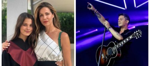 Alejandro Sanz, su hija Manuela confecciona bolso en cuarenten