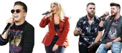 Cantores como Wesley Safad&atilde;o, Mar&iacute;lia Mendon&ccedil;a e Z&eacute; Neto e Cristiano marcaram data de live. (Arquivo Blasting News)